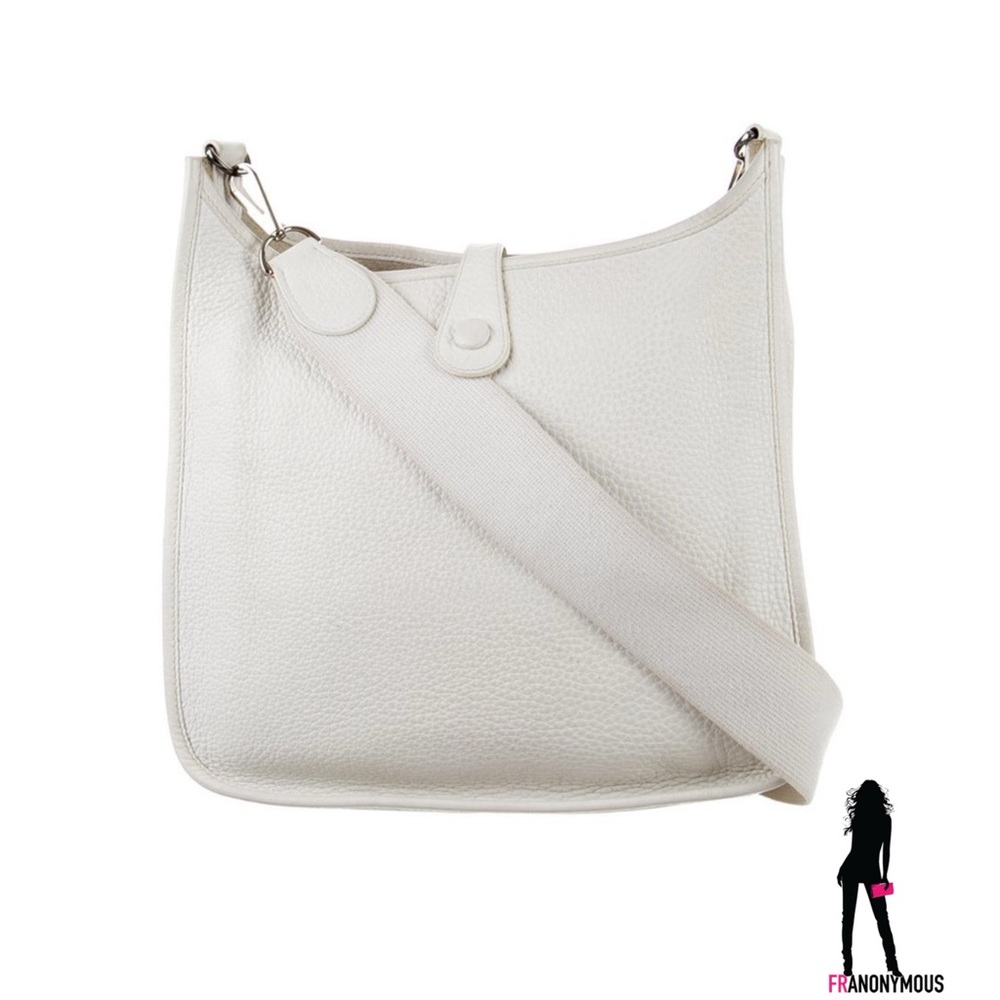 Hermes Clemence Evelyne PM -Off White - Picture 3 of 8